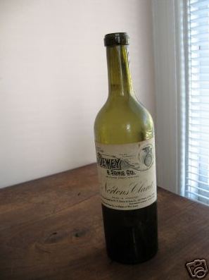 A bottle from Dewey's winery.